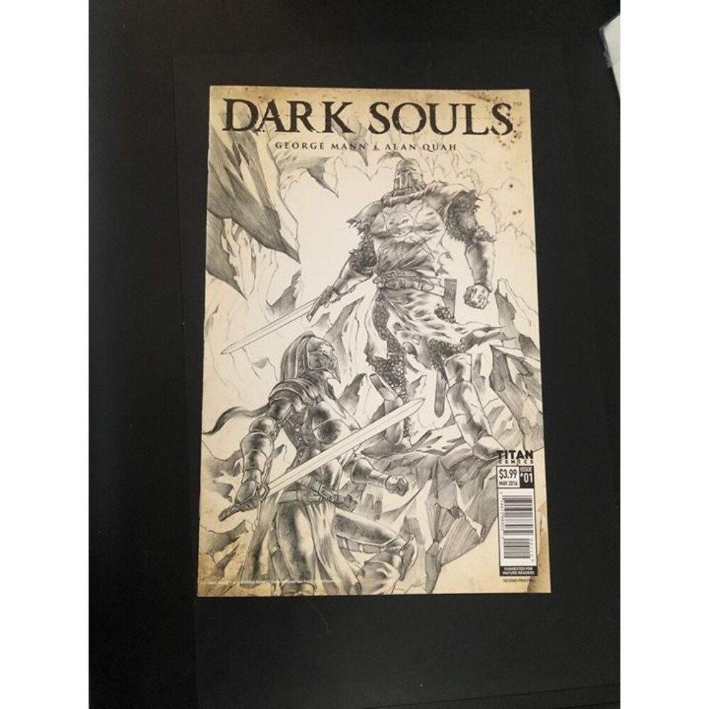 DARK SOULS (2016) #1 2ND PRINT SKETCH VARIANT VF